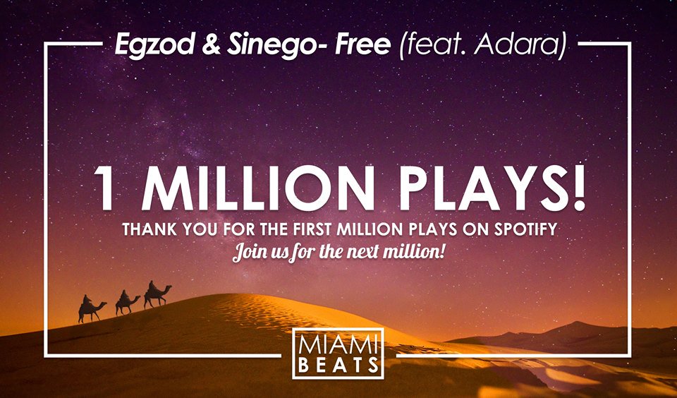 AdaraMusic's tweet image. So, this happened! 1 million plays! Thank you from the bottom of my heart! &amp;lt;3 @sinegomusic @egzodmusic @Miami_Beats open.spotify.com/track/7FzinKKW…