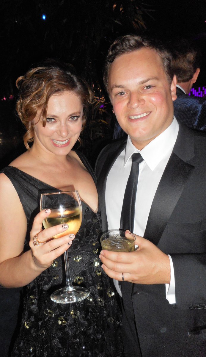 nepalesruben's tweet photo. Nominee & #CrazyExGirlfriend star Rachel Bloom (@Racheldoesstuff) & husband, comedian #DanGregor, at #GoldenGlobes https://t.co/XEFFK7WrW0 https://t.co/KowRcrXYhB