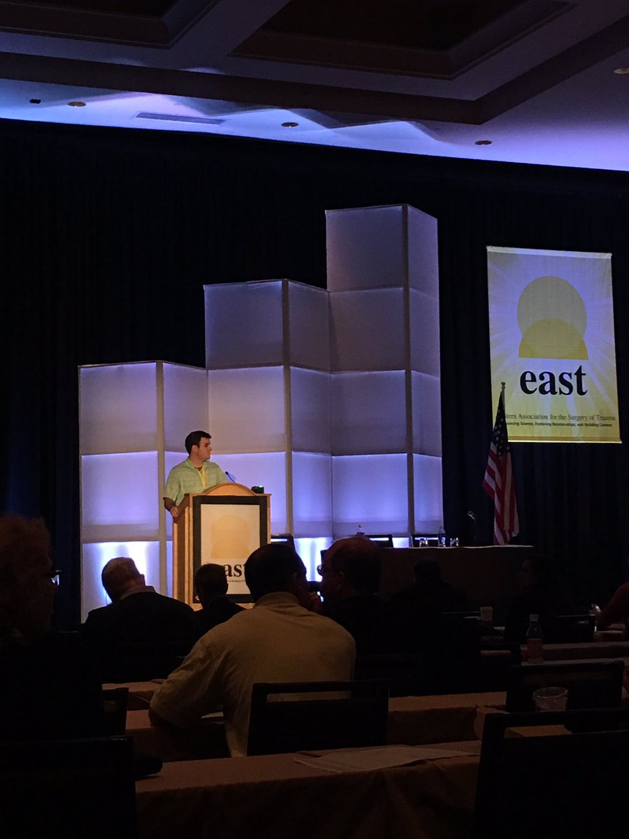 Topknife's tweet photo. Clot doesn't drain ever! Smaller is better #pigtail catheters are as effective as chesttubes #we do it everyday #believe it #EAST2017 https://t.co/N5cj1L0jtG