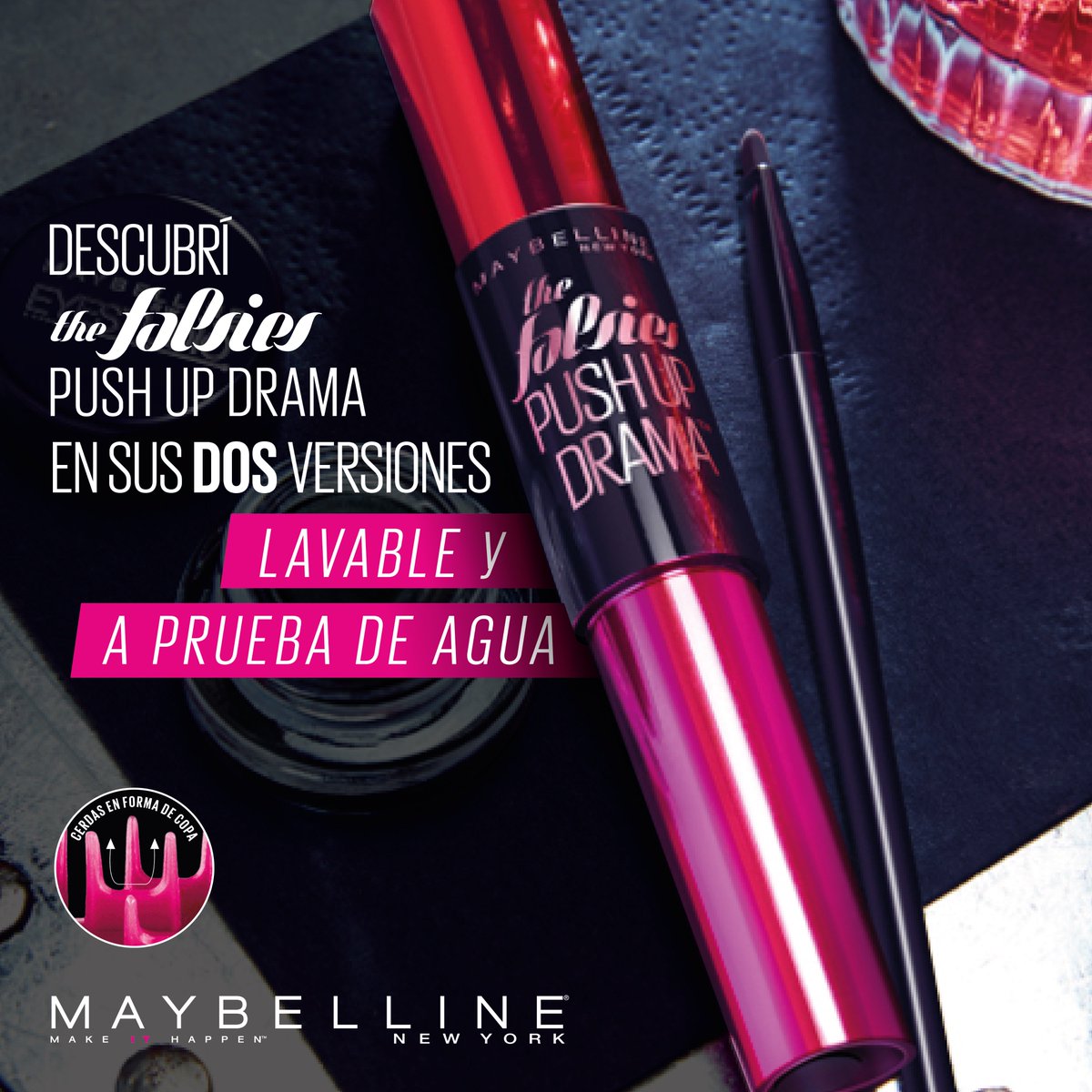 maybellinearg's tweet photo. Falsies Push Up ahora en sus dos versiones. ¡Elegí la tuya! #PushUpYourLook https://t.co/BYeA7k9wKo