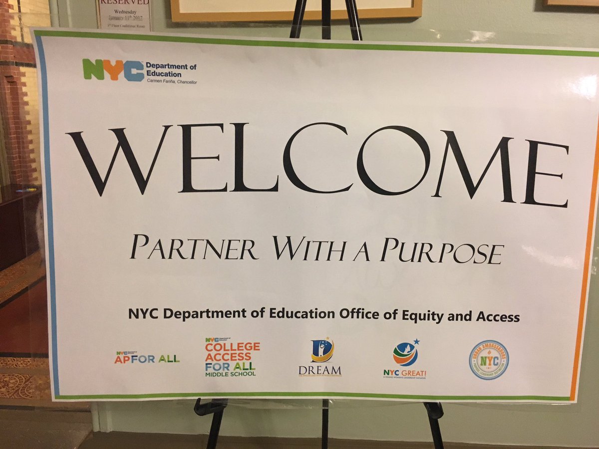 DegreesNYC's tweet image. We&apos;re in here with @NYCSchools Office of Equity and Access for #Partnerwithapurpose #Equity