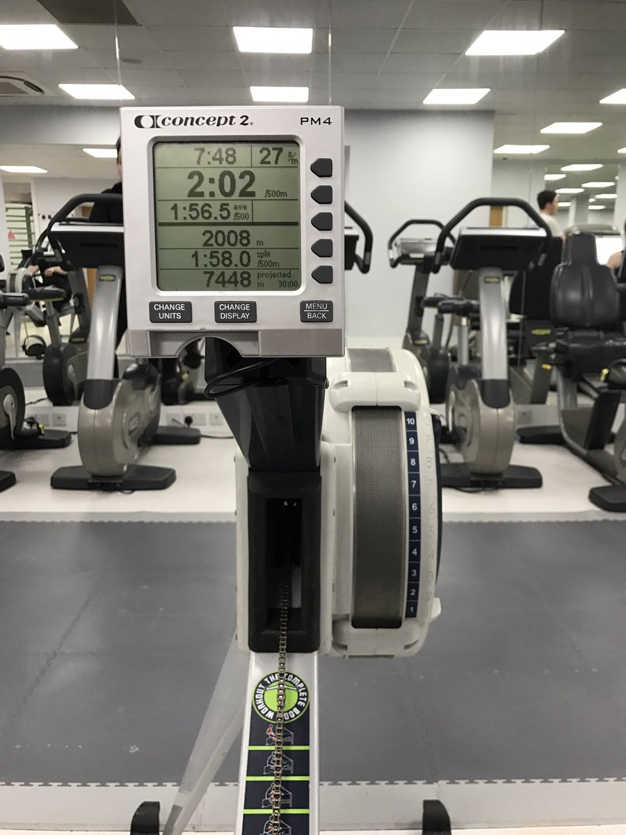 Fat2Fit12's tweet photo. New pb on the rowing machine tonight. Now to be sub 7.30 #Cambridgeweightplan #cwp #fitness #blogger #healthy #gym #Couchto5K https://t.co/JSagYnHiOO