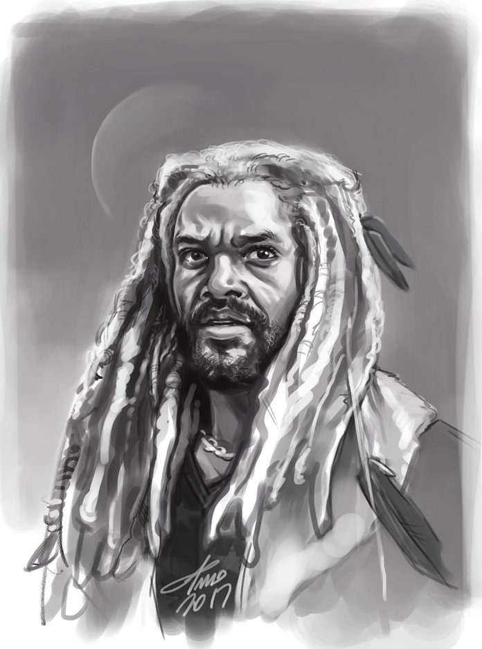 TheMeeDes's tweet photo. little King Ezekiel study done @kharypayton #thewalkingdead #fanart #myArt #themeedes https://t.co/MRv4F8xelC