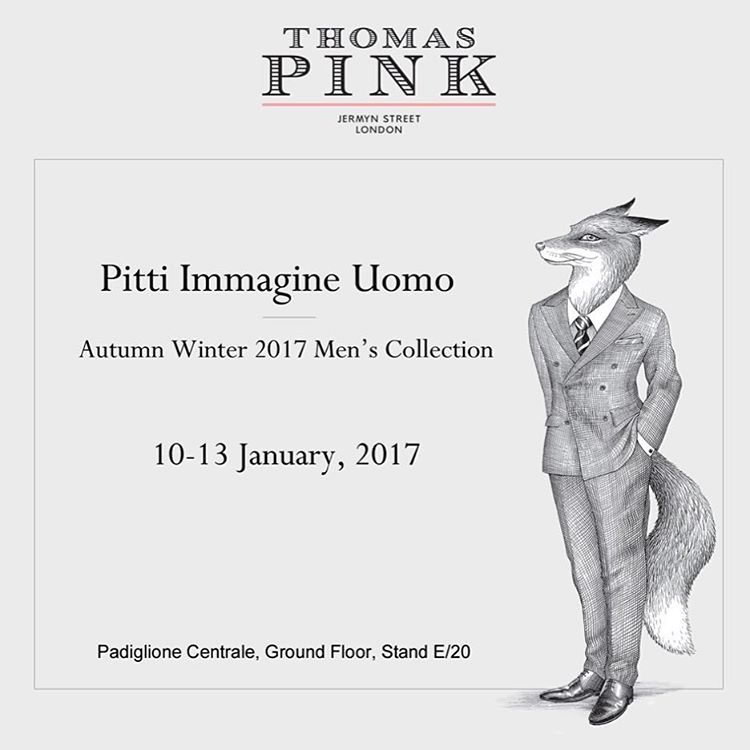 Este martes dió inicio #PittiUomo; el mejor evento de moda masculina en Florencia. #ThomasPinkMx