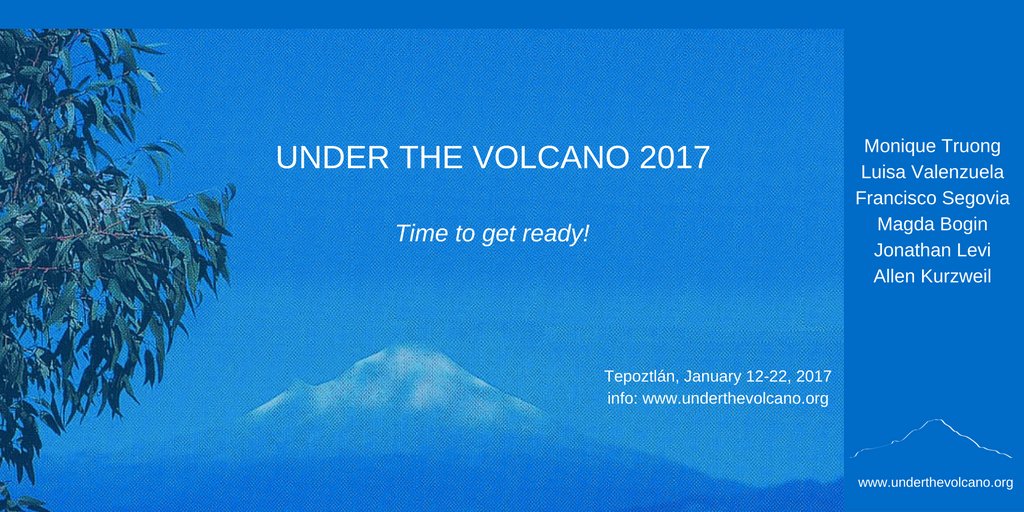 utvmx's tweet photo. Writers pouring into Tepoztlán for #utv2017! Australia, Haiti, Holland, India, Italy, Mexico, Turkey, the UK &amp; the US. What a group! https://t.co/NDDpUF11Rl