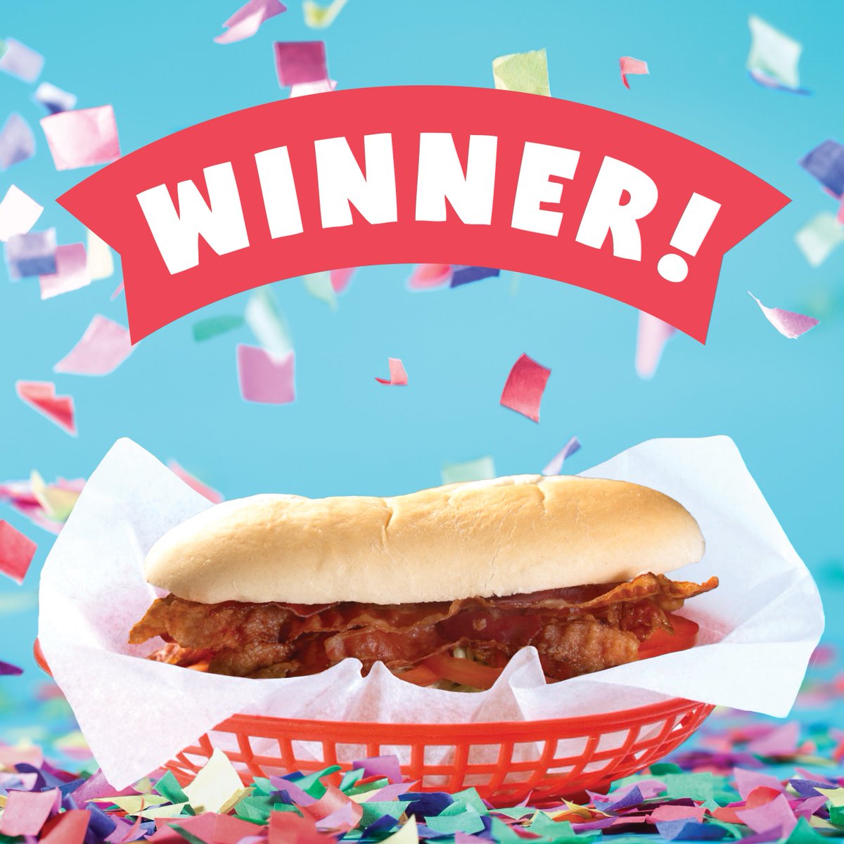 supersubbys's tweet image. The most popular sandwich in America is the ham sandwich, followed by the BLT. Come by for yours today! #startwithsubbys #sosimple