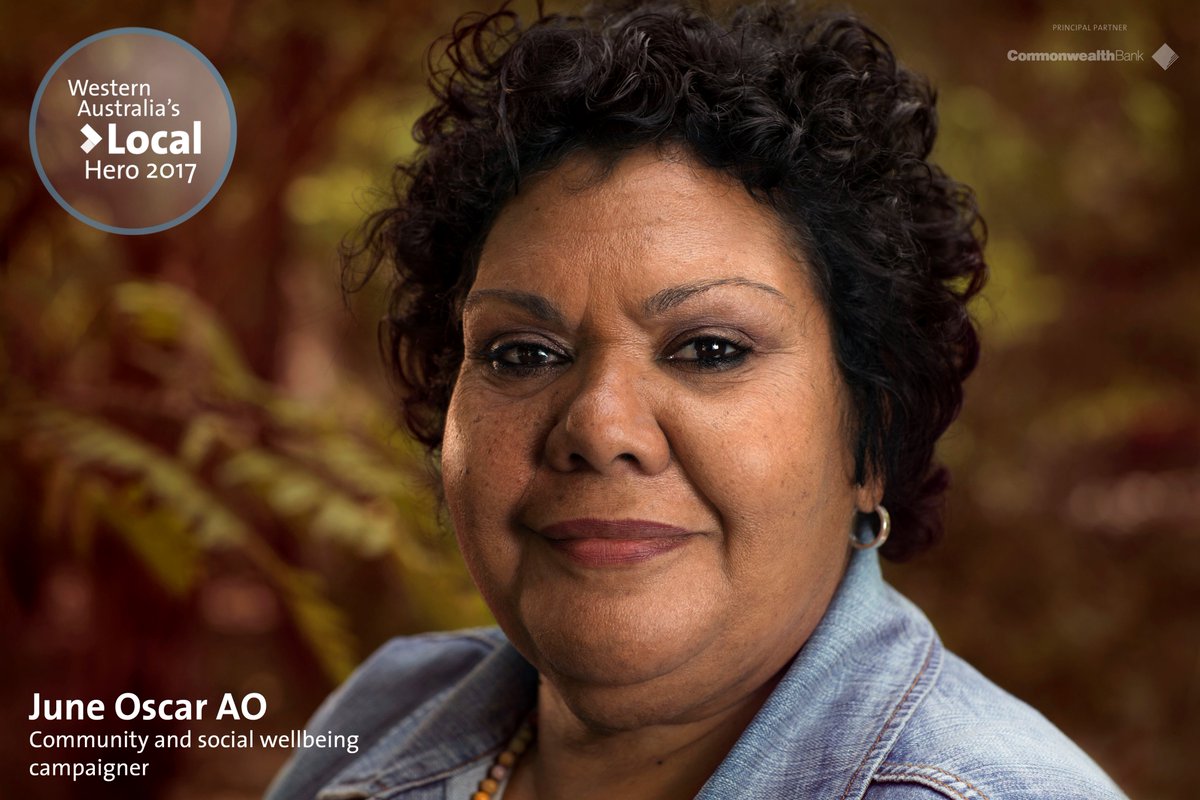 A champion in her community, June Oscar helped stop alcohol abuse to rebuild safety &amp; wellbeing: bit.ly/2iOmQfE #AusoftheYear
