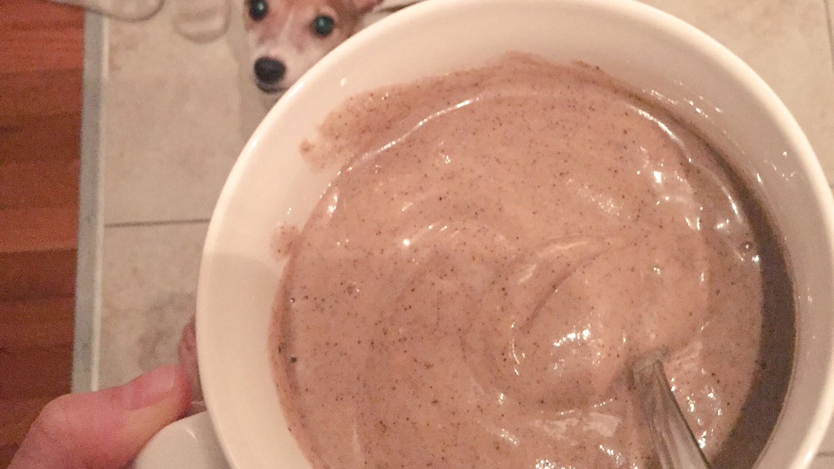 DeshRain's tweet photo. {Lies we tell ourselves} "I want a Ninja blender to be healthy" ...homemade ice cream #MapleCoffee #ResolutionFail https://t.co/bxqIRU7FvJ
