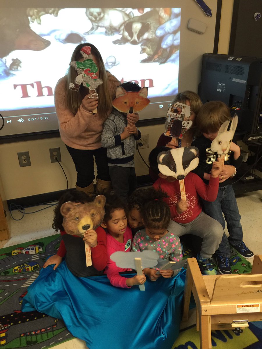 hillsidepk's tweet photo. It's been a Jan Brett kind of week. How many preschoolers can one teacher put in a mitten?.@HillsideES @hillside_media #laughlearngrow https://t.co/fNkeq2I7vr