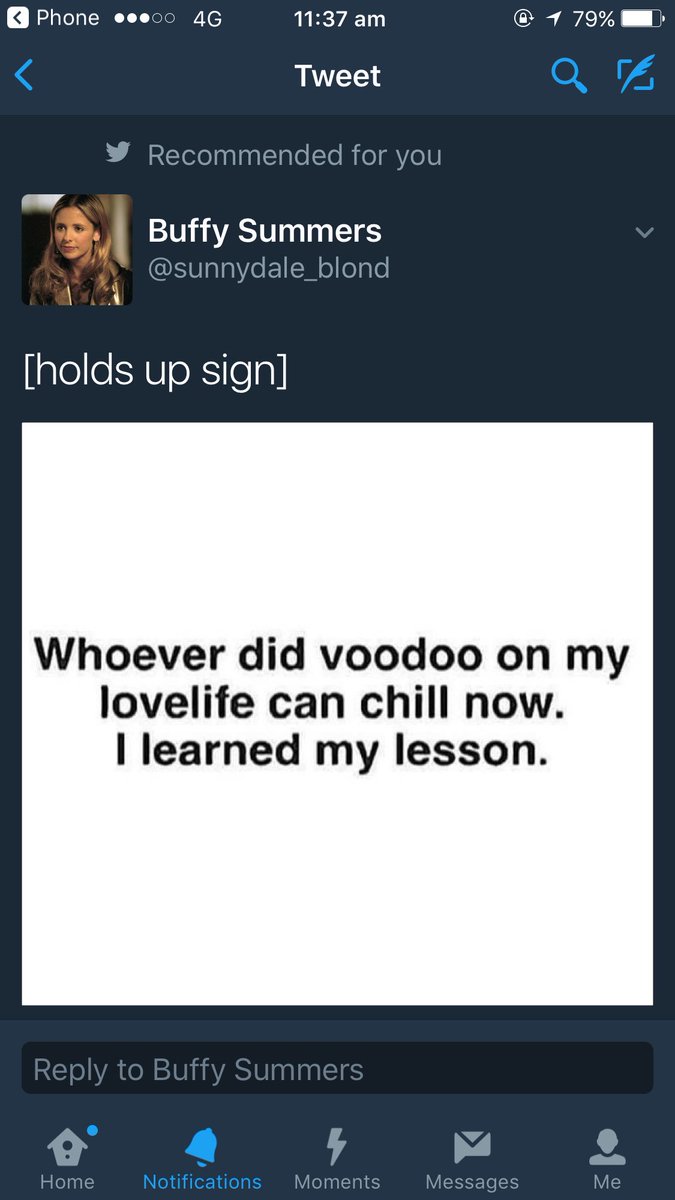 MagicBonee's tweet image. 'Recommended for you' What's that suppose to mean?! @sunnydale_blond