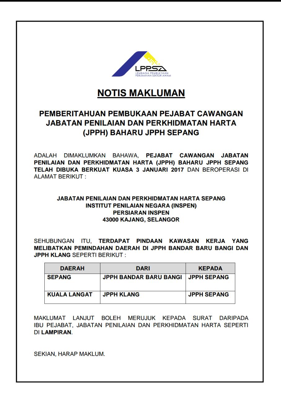 Perumahankerajaanmy On Twitter Assalamualaikum Cawangan Jabatan Penilaian Dan Perkhidmatan Harta Jpph Baharu Jpph Sepang Admin Fiesa 0178179176 Https T Co Ihrrdyoqdv Twitter