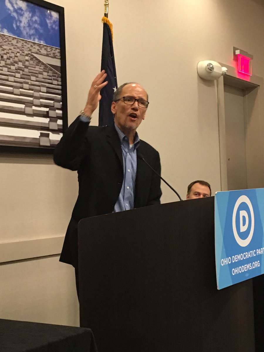 womenscaucus's tweet photo. Listening to @TomPerez at the @OHDems DNC candidate forum. Packed house with energized Dems https://t.co/yQLdnRl35k