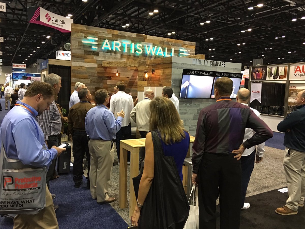 BillKimmerle's tweet photo. @KBIS2017 @Artis_Wall   Removable wall decor is being revolutionized by Artis Wall https://t.co/fagv1HCGoV