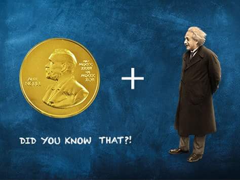 Albert Einstein was awarded the Nobel Prize 4 his work in theoretical physics n for his discovery of the law of the photoelectric effect.
