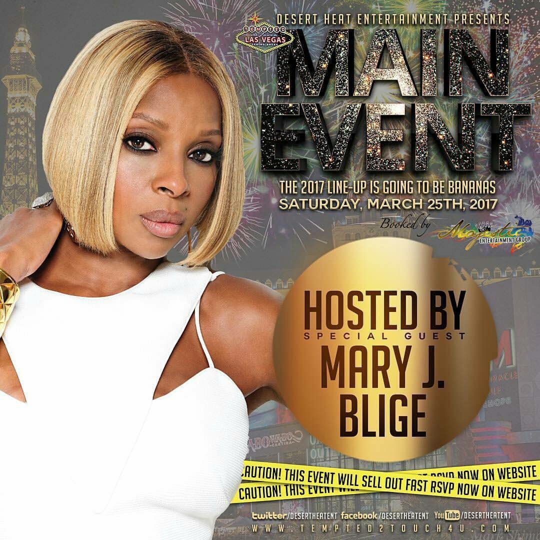 Happy Birthday Tempted2Touch 2017! Special Guest Host will be The Queen of Hip Hop Soul, Mary J. Blige! 