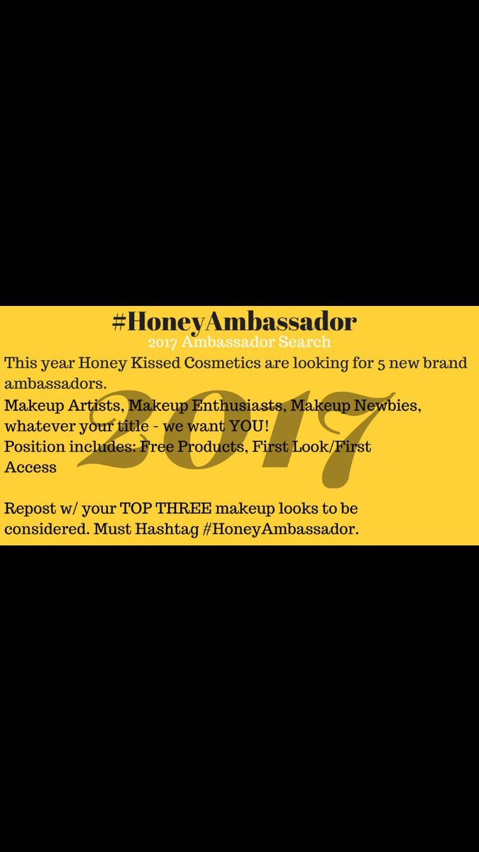 #honeyambassador @HK_Cosmetics