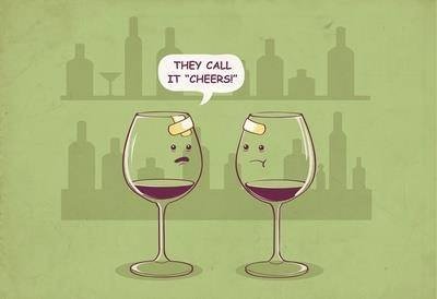 2CraftLadies's tweet photo. Happy #WineDownWednesday! Here's a little wine #humor #Cheers #Ouch https://t.co/kDPxUhjUmO