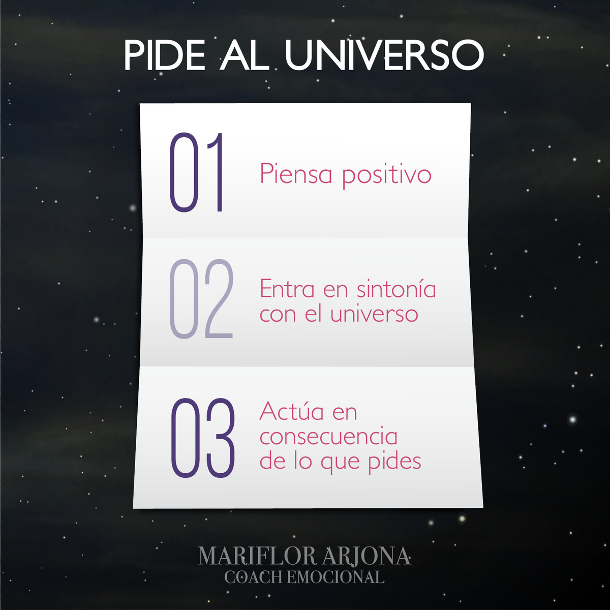 InspirandoVMA's tweet photo. El Universo te dará lo que quieres, sólo debes confiar en que así será. Todo lo que haces, piensas y sientes es escuchado. https://t.co/dy1dqzxKBN