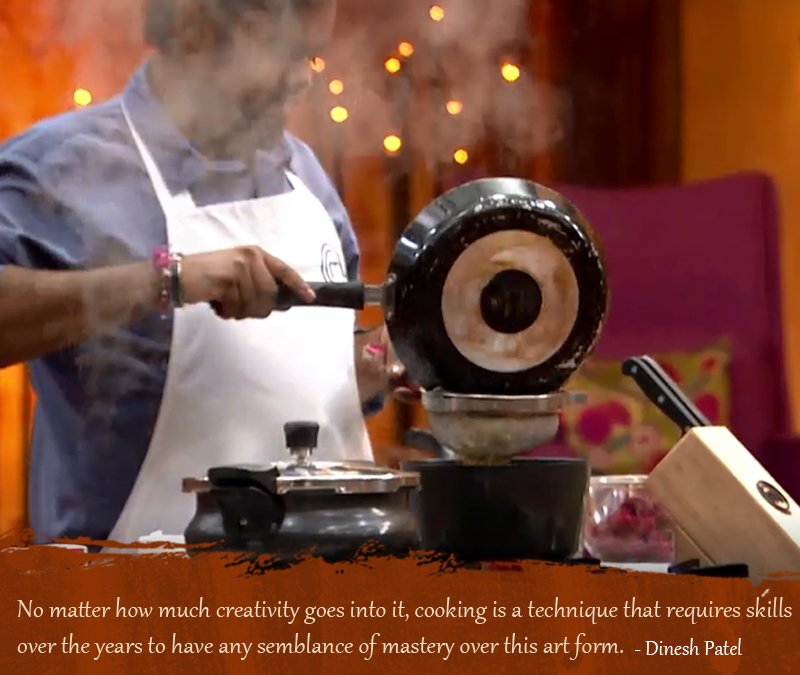 DineshPatelofc's tweet photo. Find your passion and let it kill you! #masterchef @StarPlus https://t.co/c9jDQWgVvi