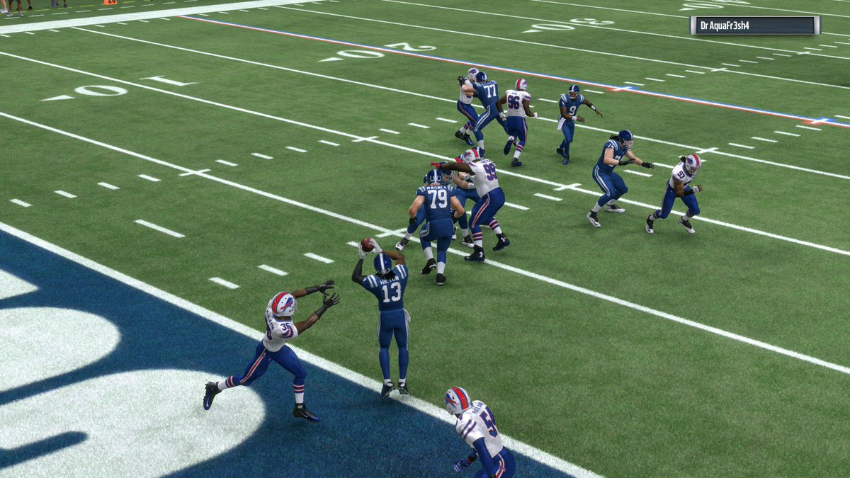 MEE_Colts's tweet photo. Nate Solomon fills in nicely for Andrew Luck as the Colts defeat the Bills, 38-20. Solo threads one into T.Y Hilton in the 2nd quarter. https://t.co/p850RaJJsY