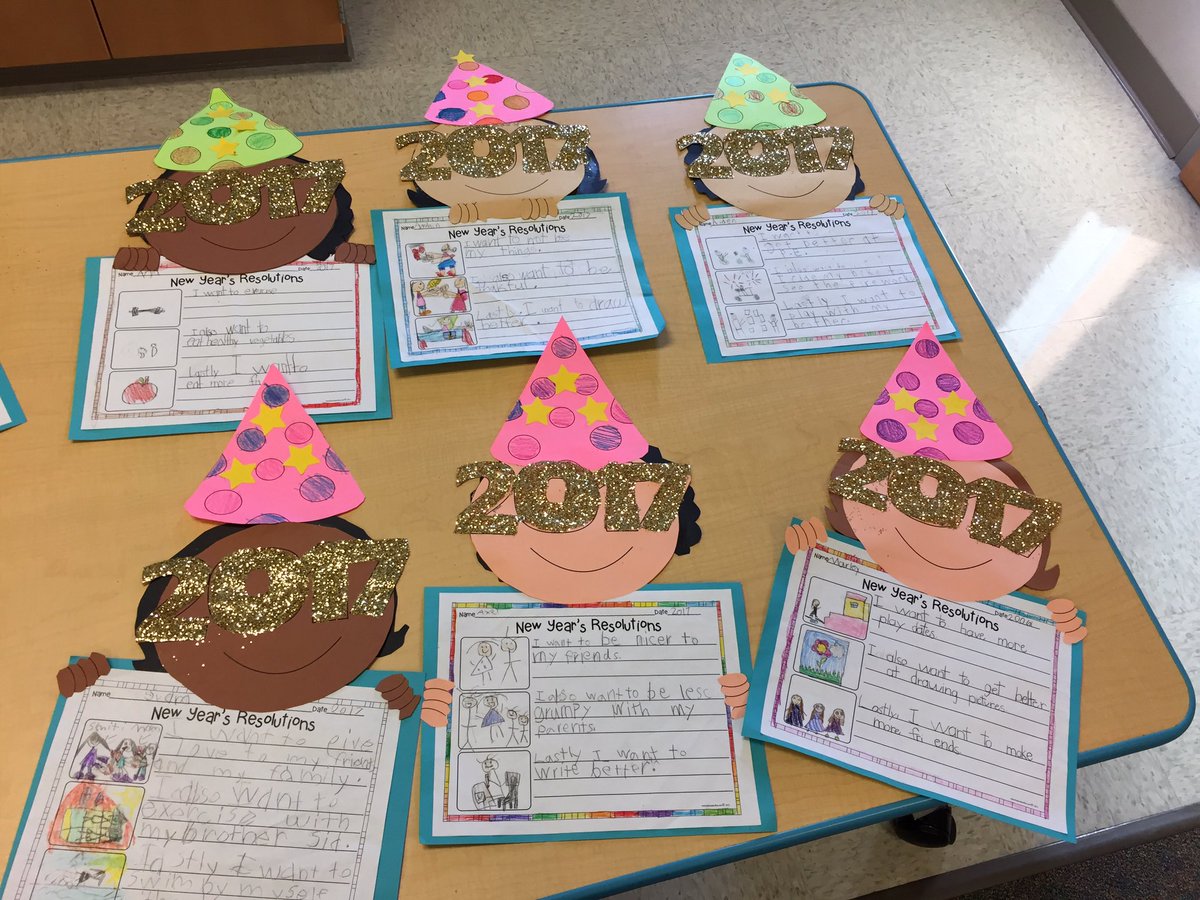 MissLittlejohn2's tweet photo. So impressed with my kiddos New Years resolutions. These kids have goals! #kidswithgoals #aesowls #sweet17 https://t.co/cPGMRLmIwR