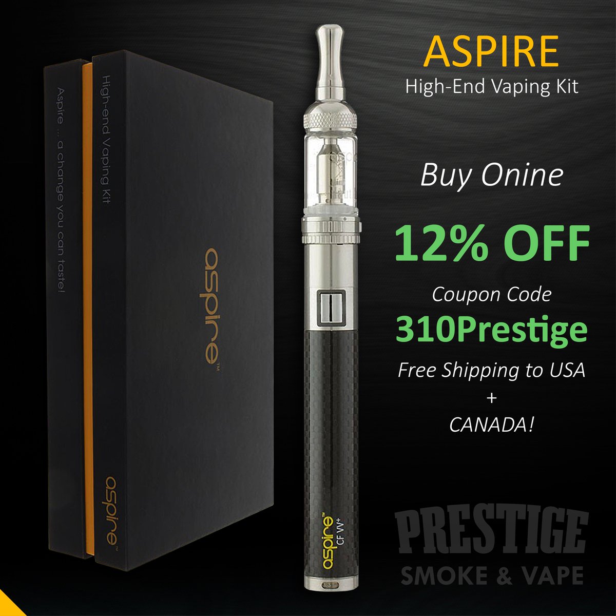#starterkits on our website, or at our #smokeshop and #vapeshop in Torrance. #vape #getyourmindright
prestigesmokeandvape.com/shop/aspire-pr…