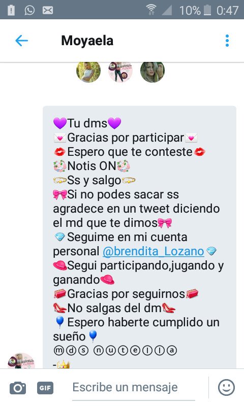 ailenfigueroa08's tweet photo. @mdsnutella Gracias por el md de verdad era un MD que soñaba te quiero agradecer..siganla cumple sueños y hace juegos y sorteos muy buenos😍💕 https://t.co/63ckupmSiH