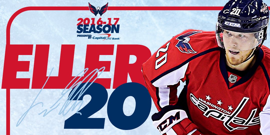 Capitals's tweet photo. Lars gets the empty netter to end the game! 5-2 Caps. #CapsPens https://t.co/JwysOA6oRY