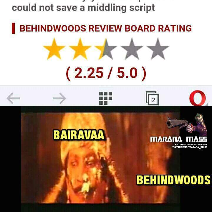 #BairavaaFlopCelebration nai padam da ithu athuvum flashback savaduchutan bharathan nala visay anna va vachu senjurukan