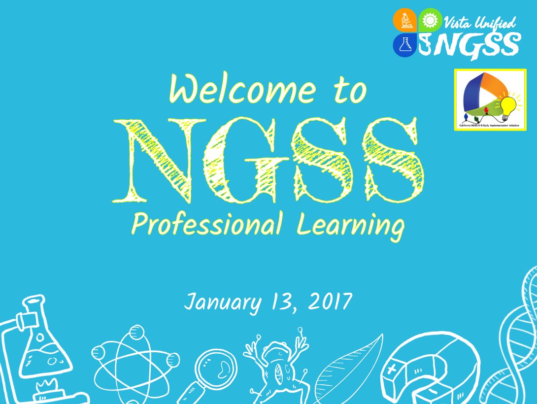 VistaNGSS's tweet photo. Friday is an exciting day for K-8 educators in #VistaUnified!Led by our @EarlyImplement CLTs &amp; TLs,we'll dive into the CA Science Framework! https://t.co/0IGv6aVCne
