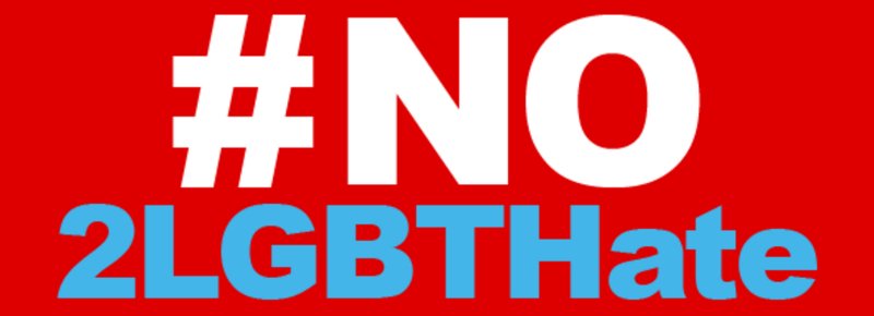 EqualSource's tweet photo. LGBTI hate speech on Twitter must stop! Sign up now: https://t.co/GYesMTQW8G #no2LGBTHate #NoHateJustLove #Equality #NoHate #LGBTI Please RT https://t.co/tH0KZzG8N7