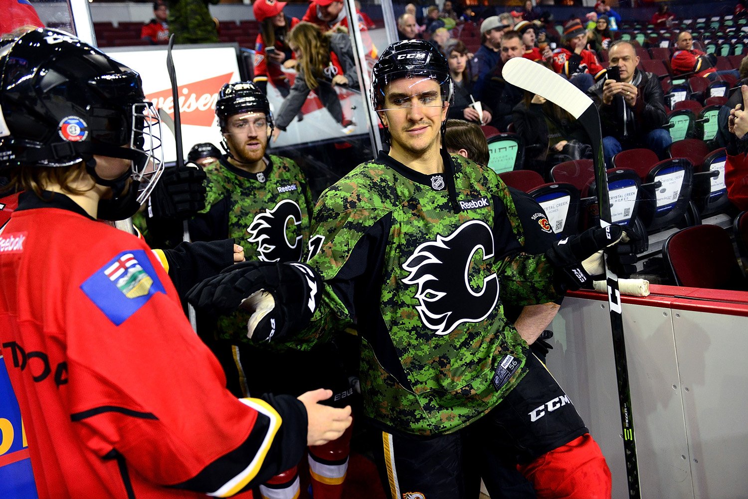 calgary flames camo jersey