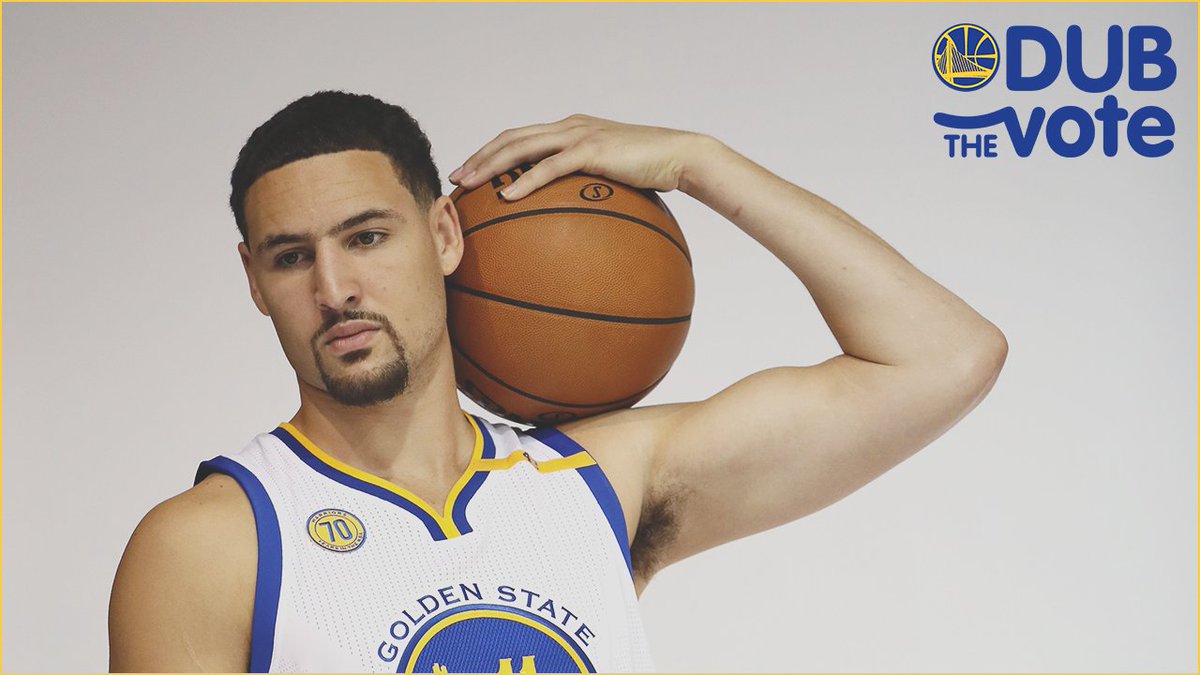 warriors's tweet photo. It's simple, really.

👉🏽 RT to #DubTheVote for Klay Thompson #NBAVote https://t.co/CRGWN39LNK