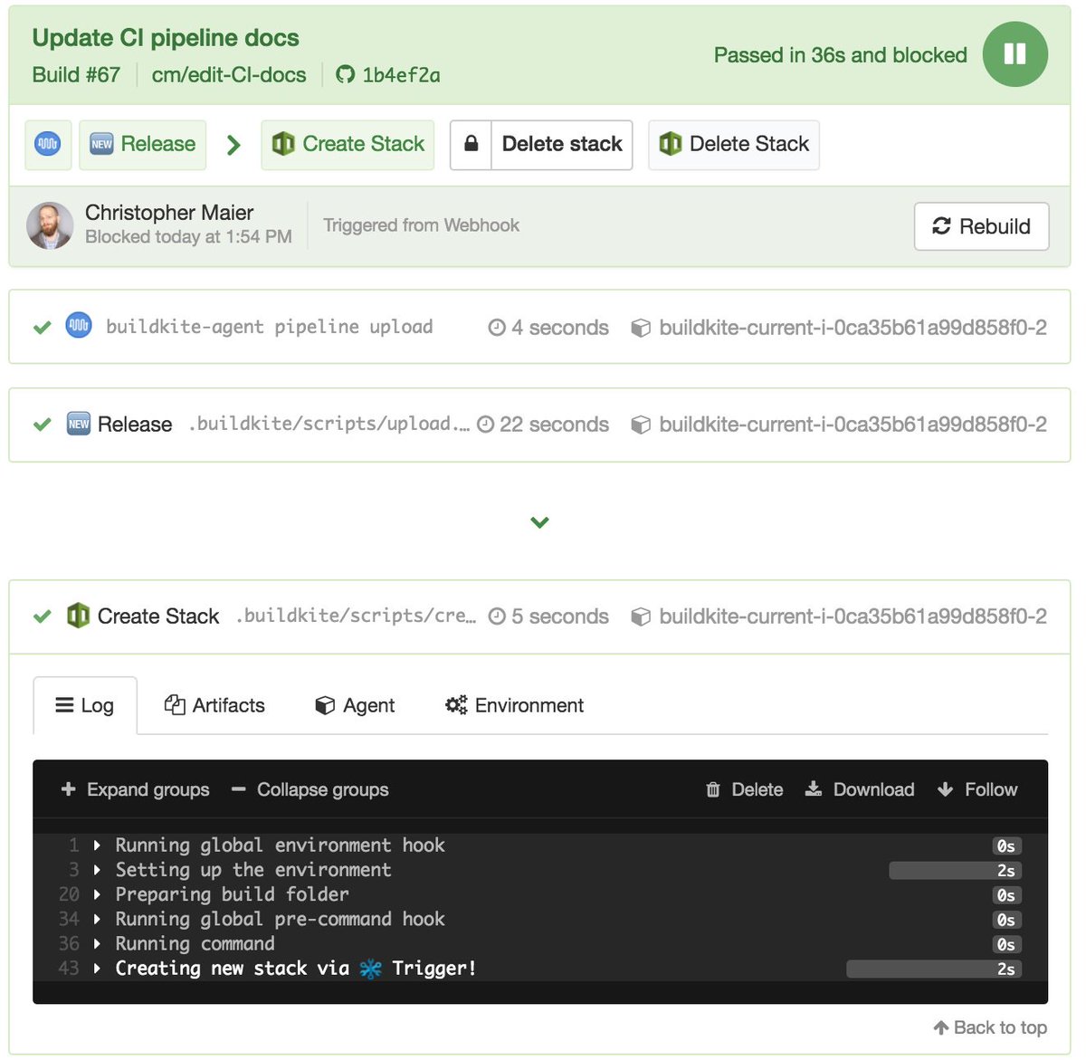 buildkite's tweet photo. How @OperableInc test Cog Enterprise using Cog, Buildkite, and their AWS CloudFormation command bundle: https://t.co/zBaaZtx47k https://t.co/9DOoTZJNyV
