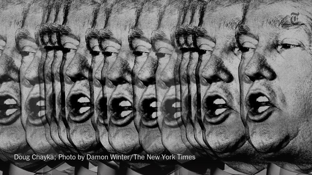 nytopinion's tweet photo. Trump displayed only petulance and braggadocio in response to issues that dogged him https://t.co/EtJrDN7duJ https://t.co/VjNT7CwZ0E