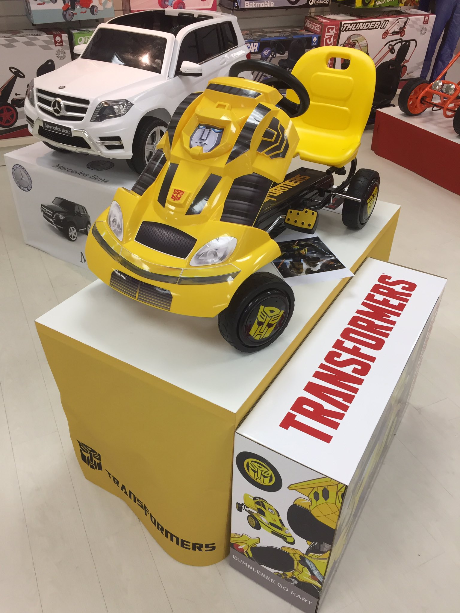 bumblebee pedal car