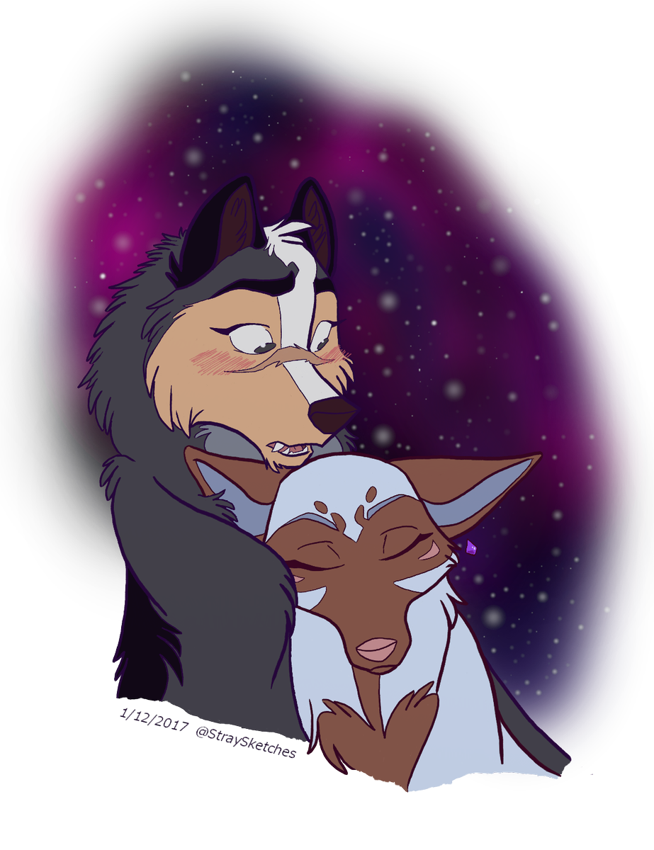 straysparkles's tweet photo. digital practice ft. wolf #Shallura! Who's ready for Season 2?? #lolnotme #voltronrektmylife #voltron https://t.co/JTL2DaggyM