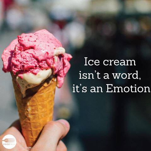 An emotion experienced by many, enjoyed by many more!

Go, break this to the world now!!

#FoodTalkIndia #FoodTalk #icecream
