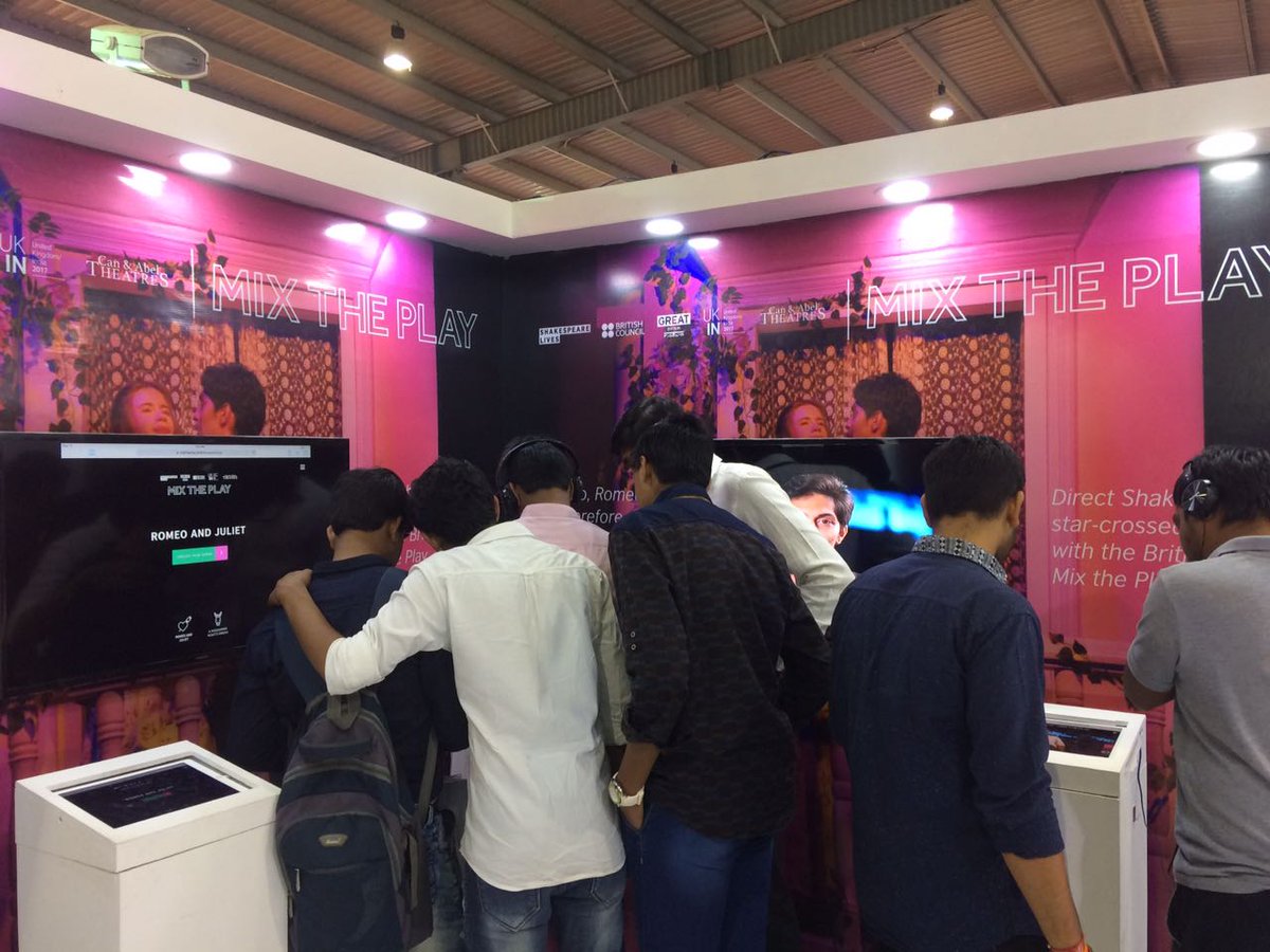 inBritish's tweet photo. Come, visit us at the @VibrantGujarat stall this week &amp; discover #Shakespeare's CompleteWalk &amp; other offers from #BritishCouncil #MixthePlay https://t.co/dFEM3DG8AB