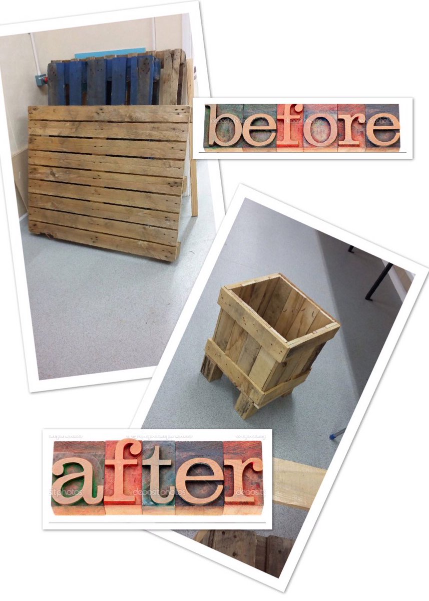 dsweene1's tweet photo. Pallet into planter #recycling #kingswood @Kingswoodcc16 https://t.co/SYEtNoeV7I