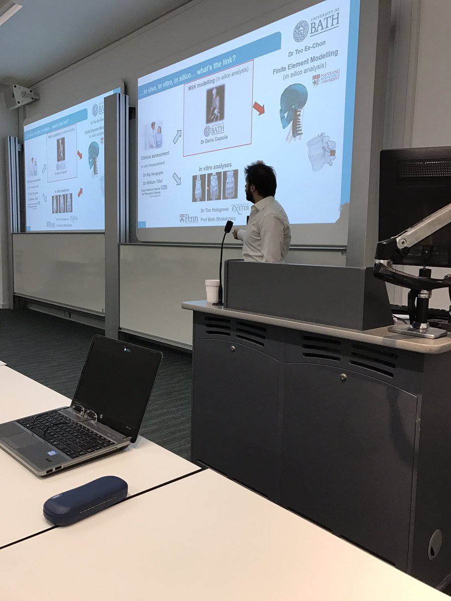 rajsengupta's tweet image. @darione581 explaining the benefits of in silico medicine to deliver personalised spinal care #spiref