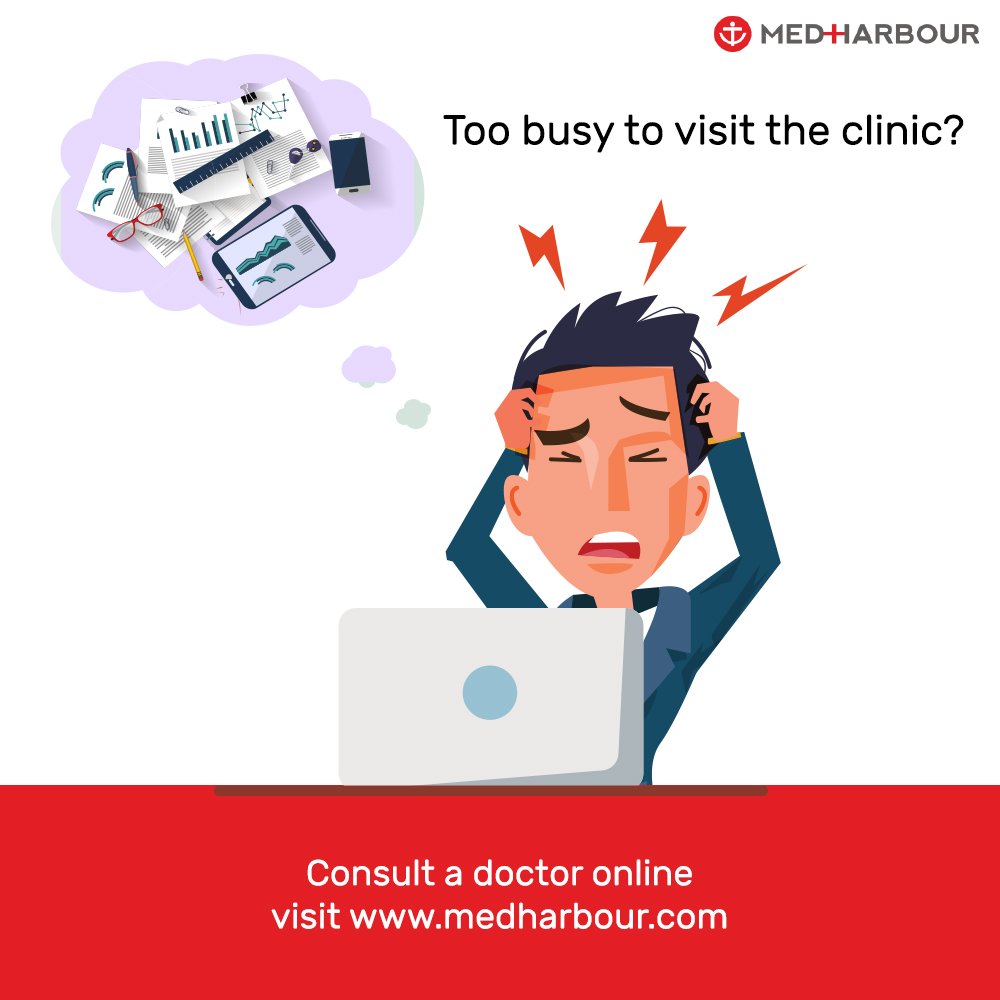 medharbour's tweet photo. Can't get out of office? No need to worry.
Consult a Doctor online at https://t.co/3DVP7zHjVF
#Doctor #Health #Online https://t.co/HyXkBIFFeA