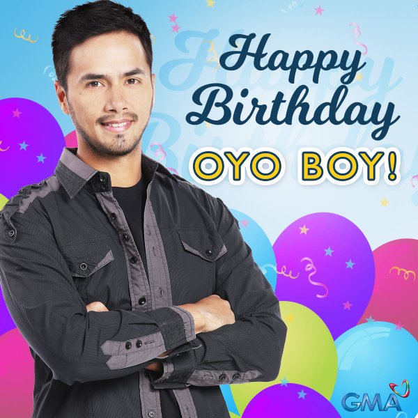Happy birthday, Oyo Boy Sotto! We hope you have a good one!   