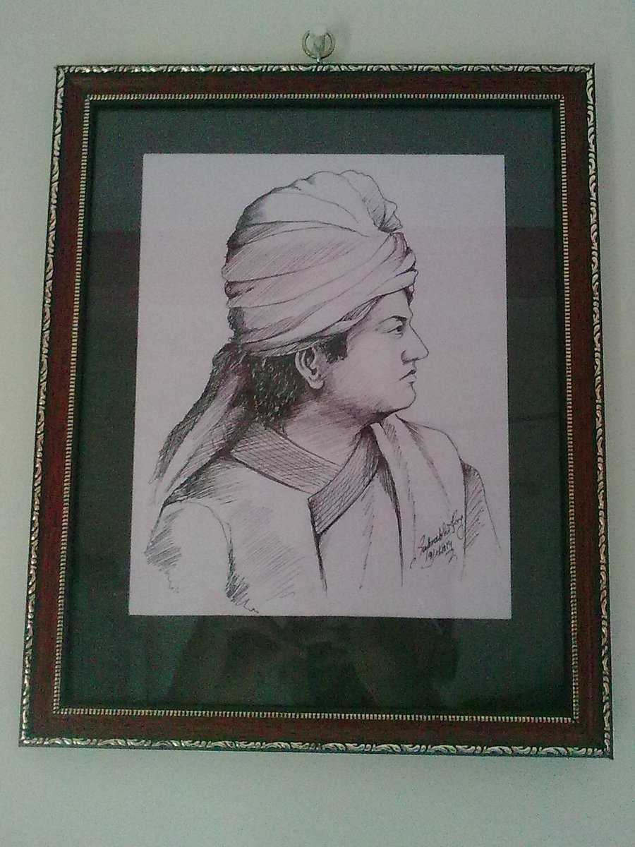 SM_Hindi's tweet photo. #art #artoftheday 
By Suprabho Roy
National Youth Day
स्वामी विवेकानंद https://t.co/TlTivZPVrL