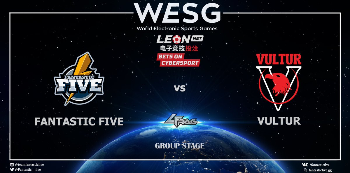 Fantastic__six's tweet image. #bkleon #4frag #cybforge #WESG
Bo2 series between @Fantastic__Five and Vultur is about to start! twitch.tv/starladder4