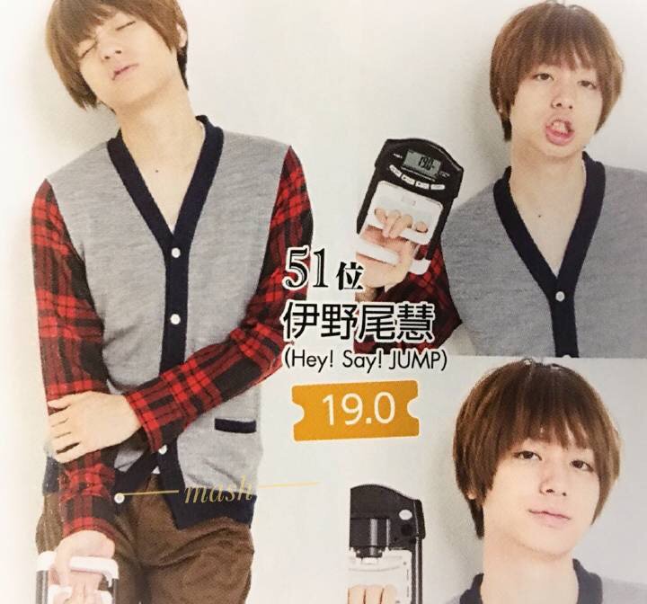 a_aCan6_6's tweet photo. 握力ランキング51位伊野尾慧
51位... https://t.co/oL17aW23Jt