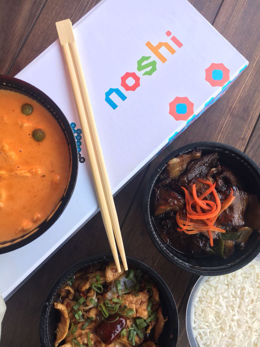 #Foodgasm courtesy <a href="/noshidelivery/">Noshi Delivery</a> - Thai curry, braised pork belly and kung pao chicken. Call 9810023349/59 to order Yum Asian Food!

#Spon