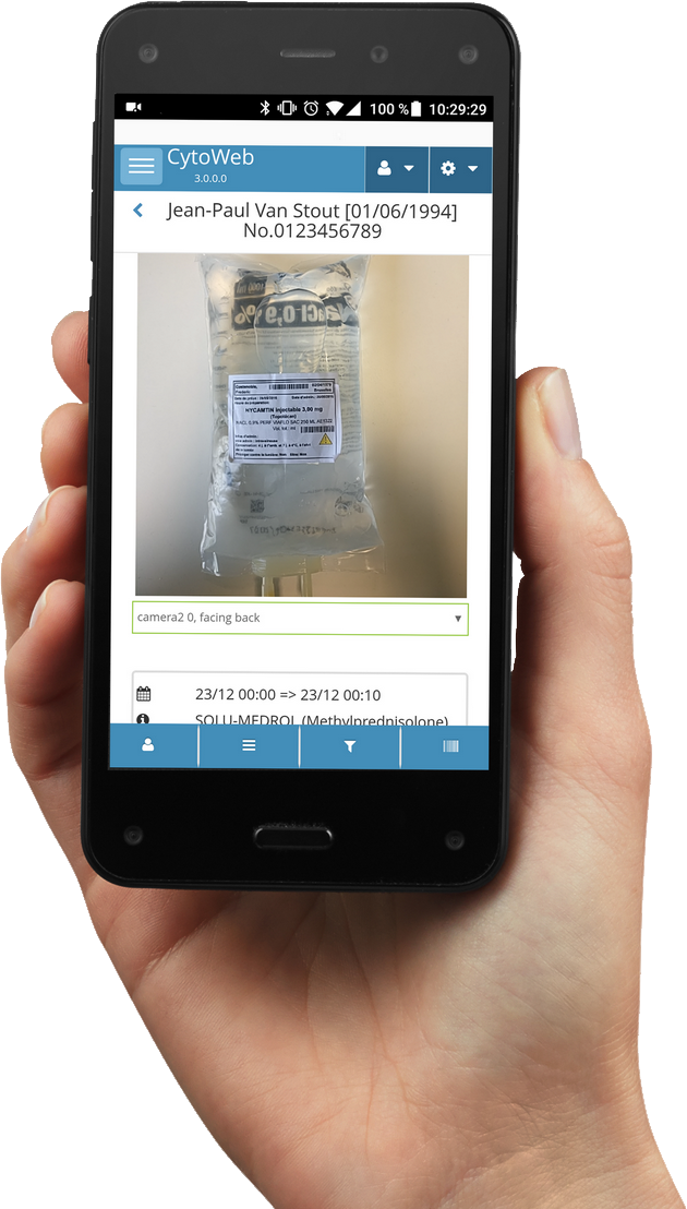 ComeoNews's tweet photo. .@CytoWebNews's #AdministrationFlow fully available on mobile devices!📱#BedsideScanning #ClosedLoopIntegration https://t.co/YDDb6MoG42 https://t.co/iRuoNjVHZy