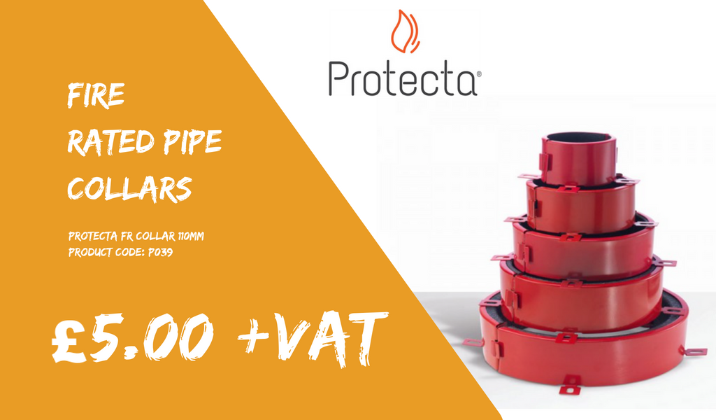passivefireuk's tweet photo. Protecta Pipe Collars - 110mm - Now £5.00! https://t.co/9zMR9s4nRu … #pipecollar #firestopping #firerated #intumescent https://t.co/r4ItUnIls2