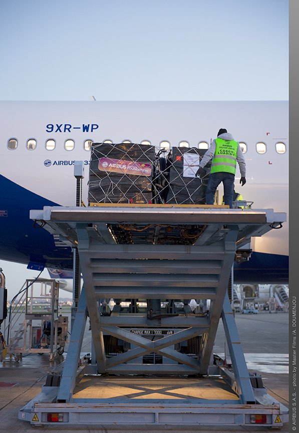 Adding our latest humanitarian flight, 49 <a href="/Airbus/">Airbus</a> aircraft delivered humanitarian aid to those in need. Can't wait for the 50th to take-off!